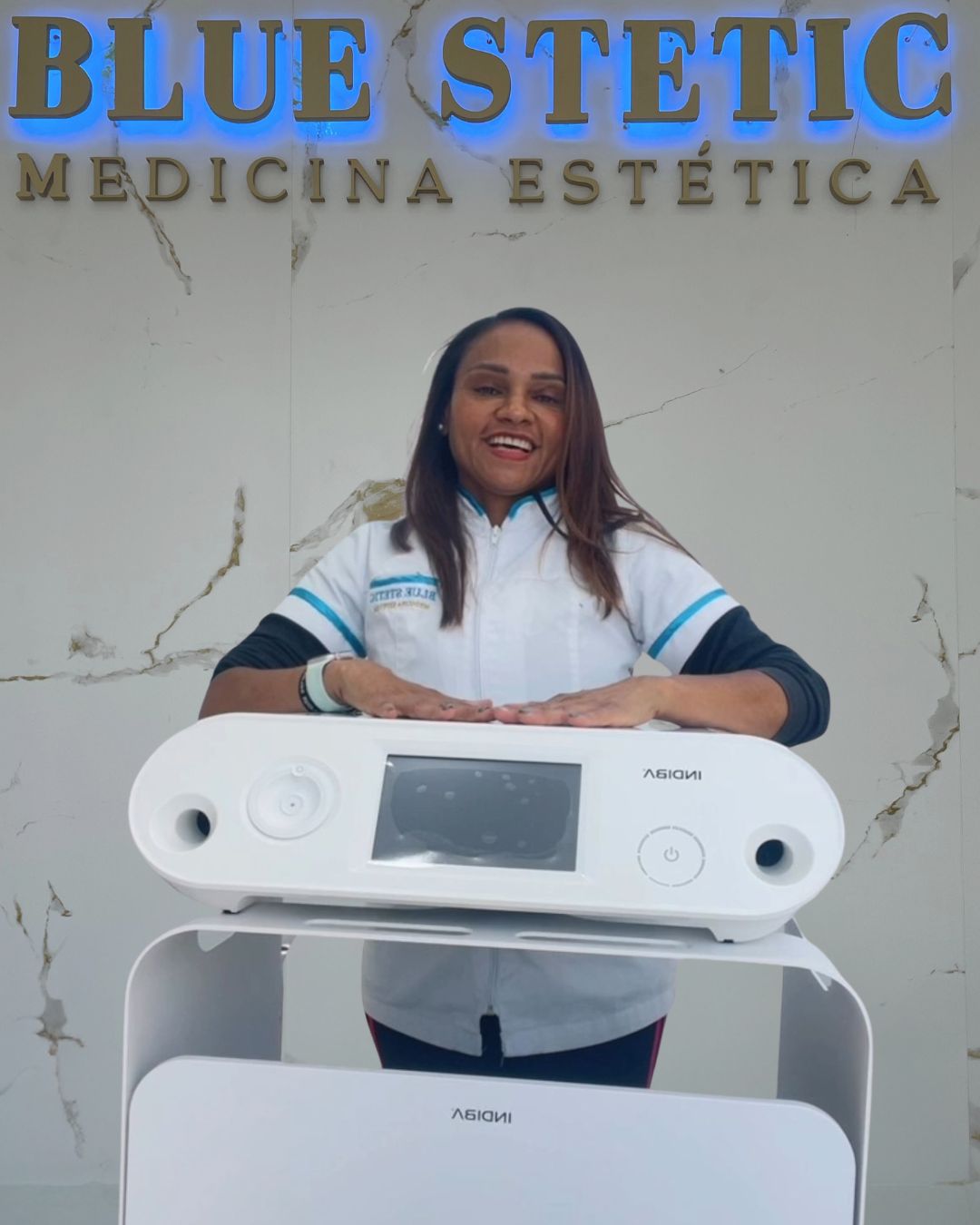 jaqueline con Indiba